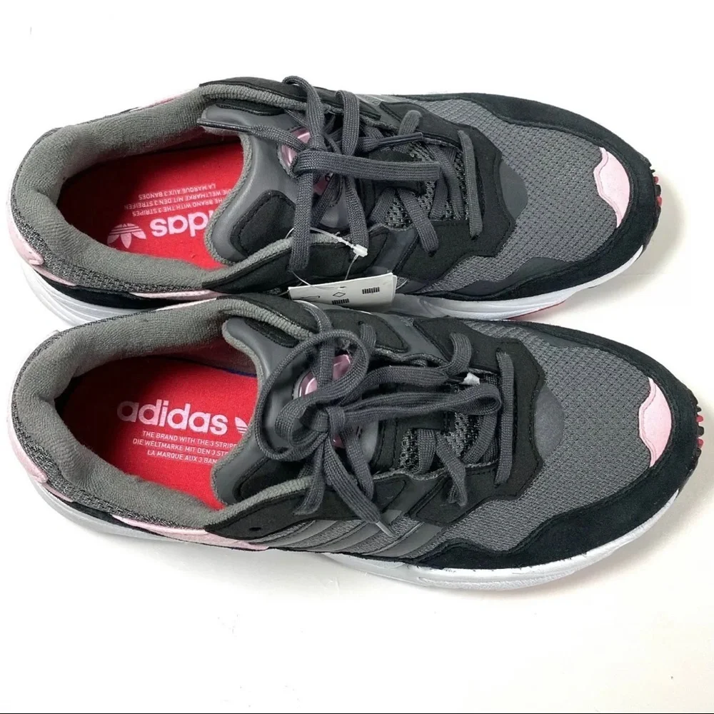 Adidas‎ Yung-96 J Men’s Sneakers Gray Black Pink